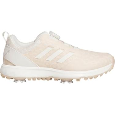 Imagem de adidas Tênis de golfe feminino S2G Spikeless BOA 23, Giz branco/quartzo maravilha, 36