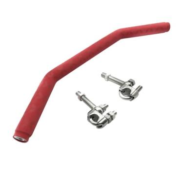 Imagem de Dynwave Barra de equilíbrio para motocicleta, extensão de guidão, suporte multifuncional profissional de fácil utilização, Vermelho