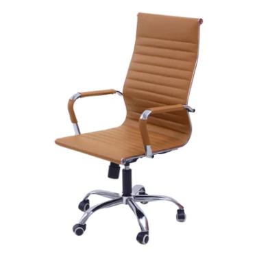 Imagem de Cadeira De Escritório Esteirinha Fortt Praga Cef02. Até 120Kg, Base Cromada Com Rodinha