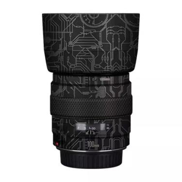 Imagem de EF 100 2 adesivo para lente de câmera revestimento protetor de corpo película protetora para Canon EF 100 mm F2 USM (titânio circuito)