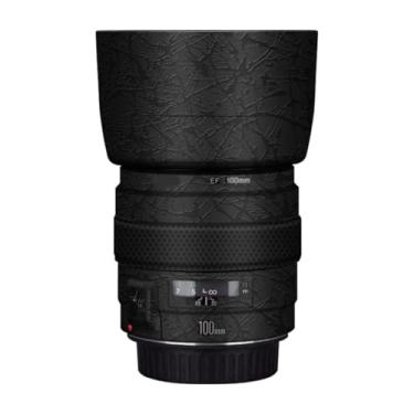 Imagem de EF 100 2 adesivo para lente de câmera revestimento protetor de corpo película protetora para Canon EF 100 mm F2 USM (plash ultra preto)