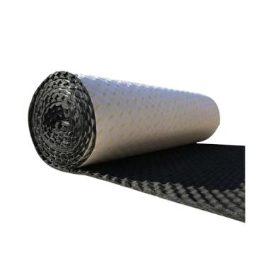 Imagem de Painéis acústicos autoadesivos, painéis de parede de espuma à prova de som, para casa, escritório, sala de gravação, estúdio (espessura: 30 mm/1,2 pol), preto)