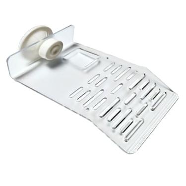 Imagem de Plataforma de descanso de tartaruga, doca flutuante com ventosas, terraço de descanso de habitat de répteis para tanque de aquário, transparente e estável (transparente, médio)