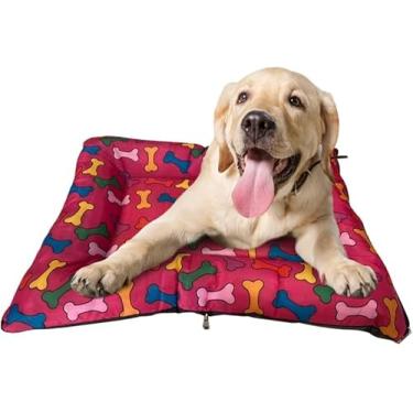 Imagem de Cama Caminha Pet Cães e Gato Tamanho Médio 50x60cm Macio Com Zíper (Pink)