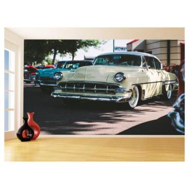 Imagem de Papel De Parede 3D Carro Antigo Clássico Vintage 3,5M Cxr12 - Você Dec