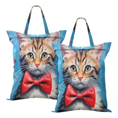 Imagem de SEHANY 2 peças de sacos grandes de lavanderia com alça, à prova d'água, bolsa de roupa para viagem e natação