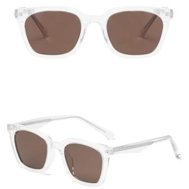 Imagem de VFDHN Óculos de Sol Polarizados TR90 Masculino Feminino Acetato Verde Preto UV400(3)