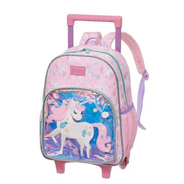 Imagem de Mochila de Rodinha Pacific Com Alças Tiptop Primavera Mágica