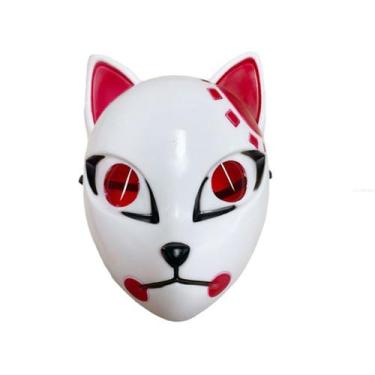 Imagem de Máscara de adereços de cosplay Kamado Tanjiro Fox para Hallo - yiweisa