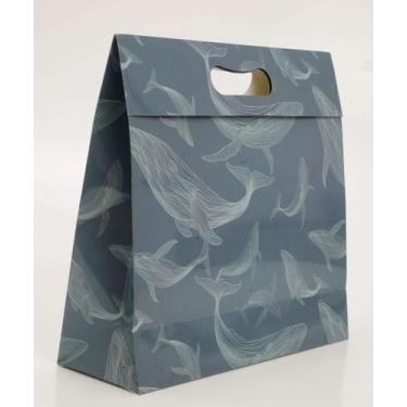 Imagem de Embalagem Presente Sacola Estampada Marisa-97101, UN, Azul