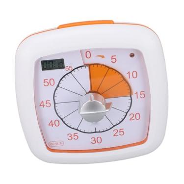 Imagem de RiToEasysports Temporizador Visual Temporizador de Contagem Regressiva de 60 Minutos Com 2 Modos, Material ABS Silencioso Operado por Bateria para Crianças, Sala de Aula, Cozinha, Gerenciamento de
