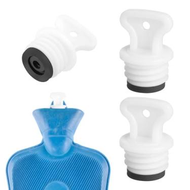 Imagem de Luxshiny 2 Unidades de Rolhas para Bolsa de Água Quente, Tampas de Borracha de Reposição à Prova de Vazamentos, Pequenas Rolhas de Vedação para Uso Em Bolsas de Água Quente Em Casa Em Viagens.