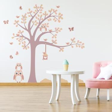 Imagem de Adesivo de Parede Árvore Coruja Baby Outono Galho Direita
