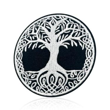 Imagem de FANCIBAND Adesivos de 7,5 cm Árvore da Vida Passar a Ferro para Roupas Costurados Aplique Bordado para Roupas Chapéus Bolsas Jaquetas Jeans Acessórios DIY -2