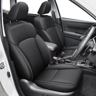 Imagem de IKABEVEM Capa Para Banco De Carro Subaru Outback 2015, 2016, 2017, 2018 E 2019 - Conjunto Completo Protetores Pretos