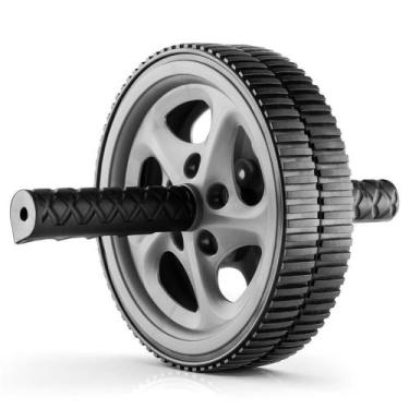 Imagem de Roda Abdominal de Exercícios Fitness para Treino com Barra de Aço FL18