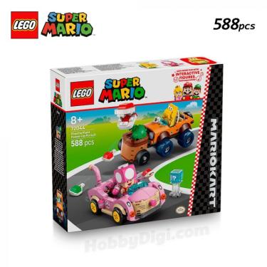 Imagem de Bloco de montar - Mario kart perseguicao com a planta piranha LEGO DO BRASIL