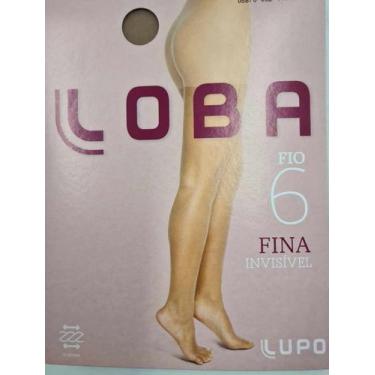 Imagem de Meia Calça Fio 6 Invisivel Loba Lupo 5870-002, Preto, M