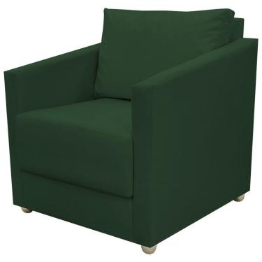 Imagem de Poltrona Decorativa Para Sala Recepção Manicure Consultório Celine Suede