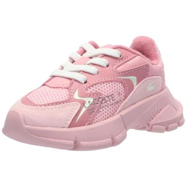 Imagem de Lacoste Tênis unissex para bebês L003 Neo, Pnk/Pnk, 8.5 Infant