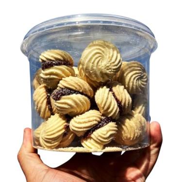 Imagem de Biscoito de Nata Recheada com Goiabada kit com 12 unidades