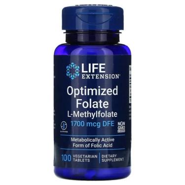Imagem de Optimized Folate 1700 Mcg Dfe (100) - Life Extension