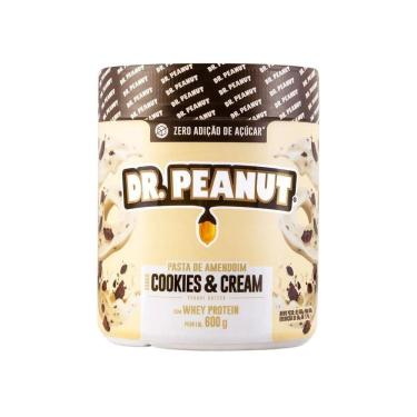 Imagem de Pasta De Amendoim Dr. Peanut 600g Cookies & Cream
