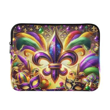 Imagem de Capa para laptop 13, 13,3, 14 polegadas vintage flor roxa à prova de choque capa protetora para notebook fina bolsa de transporte para computador