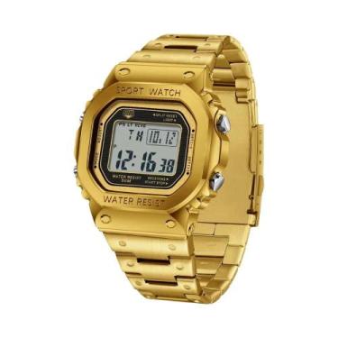 Imagem de Relógio Esportivo Digital Masculino À Prova D'Água Com Luz LED E Conta