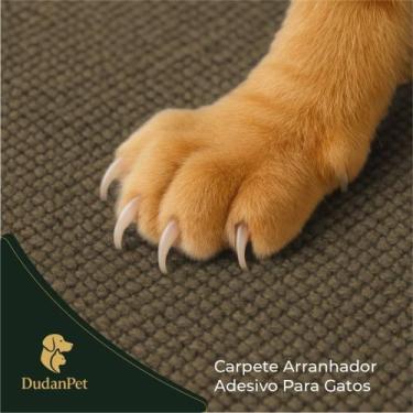Imagem de Arranhador Protetor Adesivo Gatos Pet Sofá, Cama e Moveis Premium + BR