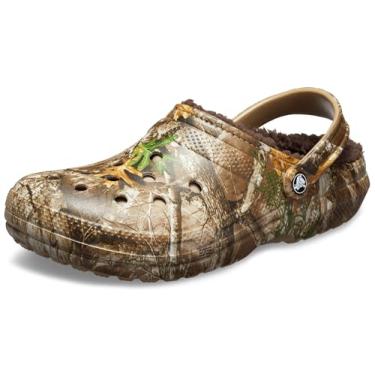 Imagem de Sandália crocs classic lined realtree edge clog chocolate/chocolate