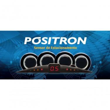 Imagem de Sensor De Estacionamento Positron 4 Sensores Ps220 Branco