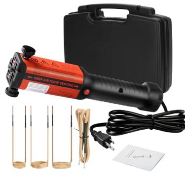 Imagem de Harsire Kit De Aquecedor De Indução Magnética, Remoção De Parafusos De Aquecedor De Indução, Ferramenta De Remoção De Parafusos De Indução Portátil De 1100 W 110 V, Ferramenta De Indução De Calor Pa