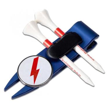 Imagem de The Byrd Multiferramenta Divot Clyp Golf – Ferramenta Divot e clipe | Organiza suas camisetas, marcador de bola e ferramenta Divot tudo em um | Equipamento essencial de golfe para rondas focadas |