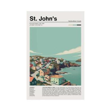 Imagem de Impressão Em Tela Vintage Retro De Aventura Na Montanha, Decoração Art