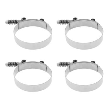 Imagem de Braçadeira de parafuso em T acionada por mola, 4 peças de braçadeiras de exaustão de parafuso T, braçadeira de mangueira de intercooler de admissão SAFYY SUS304 Braçadeira de tubo de mangueira para