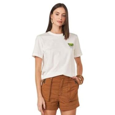 Imagem de Blusa Colcci Manga Curta Com Estampa-Feminino