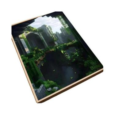 Imagem de Pôster Do Jogo Minecraft Impressão Em Papel Para Decoração De Sala De 