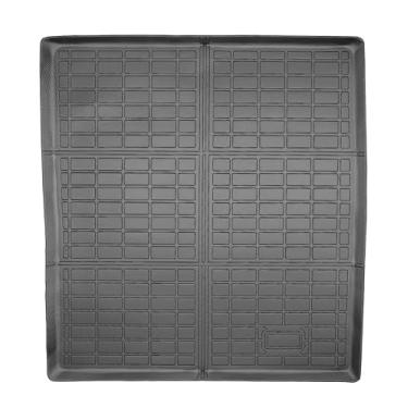 Imagem de WGGDRAQQ Forro de porta-malas para Ford Flex 2009-2019, Lincoln MKT 2010-2019 atrás, 2010-2019, tapetes traseiros de 2ª fileira, bandeja de bota 3D, TPE para todos os climas, preto