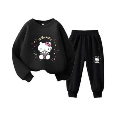 Imagem de Conjunto De Roupas De Outono Para Bebês Meninas, Sanrio Hello Kitty, E