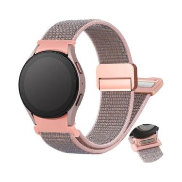 Imagem de Pulseira Magnética De Nylon De 40mm 44mm 45mm 47mm Para Samsung Galaxy