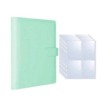 Imagem de Álbum De Fotos A5 Em PVC Com Capa De Caderno, 25 Folhas, Bolsa De Arma