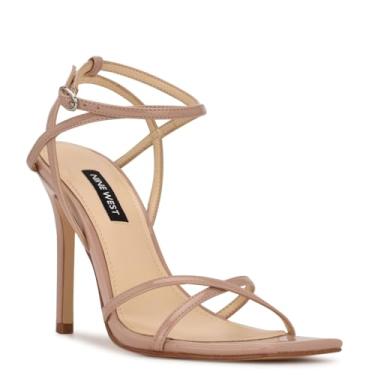 Imagem de NINE WEST Sandálias de Salto Femininas, Barely Nude, 8.5