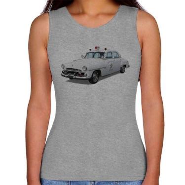 Imagem de Regata Feminina Sheriff Car - Foca na Moda, Cinza, G