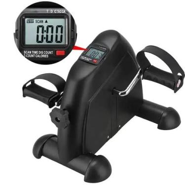 Imagem de Mini Bike Ergométrica Monitor Compact Portátil Fisioterapia Preto - Ge