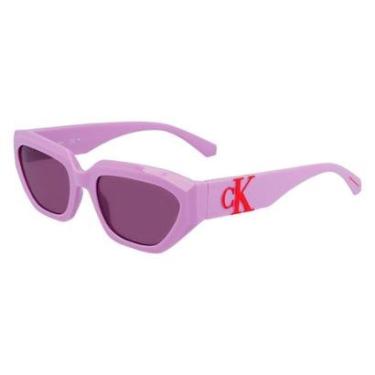 Imagem de Óculos de Sol Calvin Klein Jeans CKJ23652S 540 - Roxo 54-Unissex