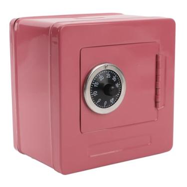Imagem de Generic Barco de Dinheiro Com Senha, Senha de Capacidade Espaçosa, Compacto de Aço Durável para Lojas e Cafeterias (Rosa)