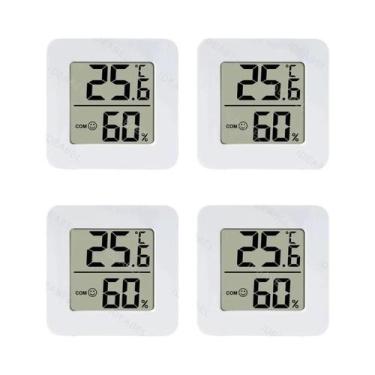 Imagem de Termômetro Digital LCD Mini Para Uso Interno, Higrômetro, Medidor De U