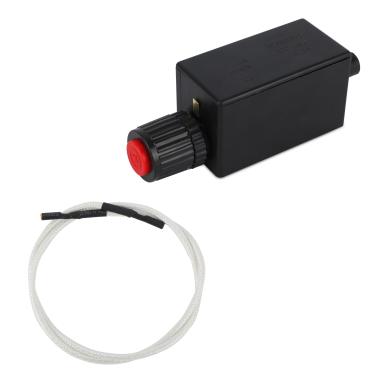 Imagem de Kit Ignição Por Botão para Churrasqueira a Gás e Lareira a Gás, com Ignição Eletrónica por Pulso Bateria AA Saída Dupla e Cabo 50,8cm para Aquecedor Pátio Forno Fogão
