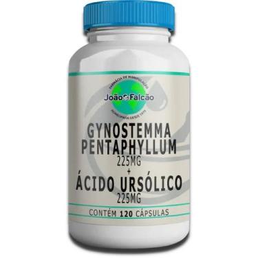 Imagem de Gynostemma Pentaphyllum 225Mg + Ácido Ursólico 225Mg - 120 Cápsulas - 
